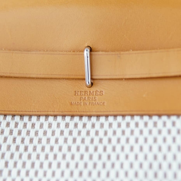 SOLD HERMES Toile Natural Barenia - Picture 2 of 3